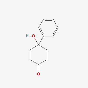 molecular formula C12H14O2 B1605437 4-Hydroxy-4-phenylcyclohexanone CAS No. 51171-73-4