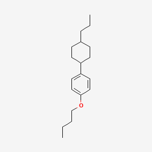 molecular formula C19H30O B1605438 trans-1-Butoxy-4-(4-propylcyclohexyl)benzene CAS No. 79709-84-5