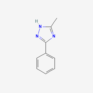 molecular formula C9H9N3 B1605442 3-methyl-5-phenyl-1H-1,2,4-triazole CAS No. 3213-91-0