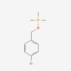 molecular formula C10H15BrOSi B1605443 (4-Bromobenzyloxy)trimethylsilane CAS No. 86605-93-8