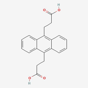 molecular formula C20H18O4 B1605445 9,10-Anthracenedipropanoic acid CAS No. 71367-28-7