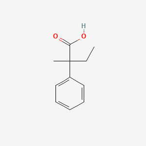 B1605462 2-Methyl-2-phenylbutanoic acid CAS No. 828-41-1