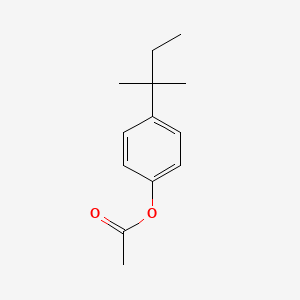 molecular formula C13H18O2 B1605477 p-tert-Amylphenyl acetate CAS No. 6487-60-1