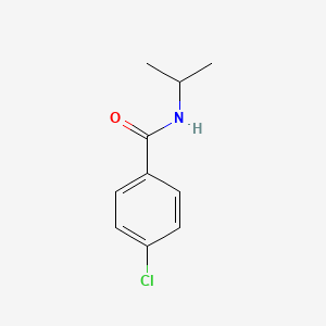 molecular formula C10H12ClNO B1605478 BENZAMIDE, p-CHLORO-N-ISOPROPYL- CAS No. 7461-41-8