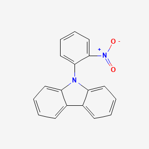 molecular formula C18H12N2O2 B1605489 9-(2-硝基苯基)咔唑 CAS No. 6286-72-2
