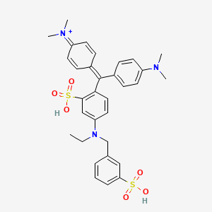 molecular formula C32H34N3NaO6S2 B1605498 Acidal Fast Violet 10B CAS No. 5863-53-6