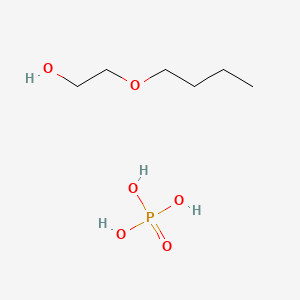 molecular formula C6H17O6P B1605501 聚偏磷酸，2-丁氧基乙酯 CAS No. 39454-62-1