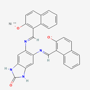 molecular formula C29H18N4NiO3 B1605502 Einecs 255-965-2 CAS No. 42844-93-9