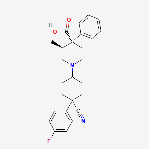 molecular formula C26H29FN2O2 B1605507 左卡巴斯丁 CAS No. 79449-98-2