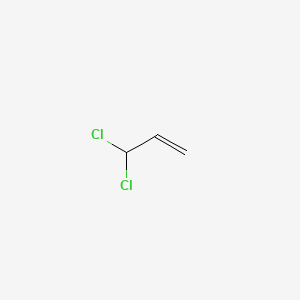 molecular formula C3H4Cl2 B1605511 1-丙烯，3,3-二氯- CAS No. 563-57-5