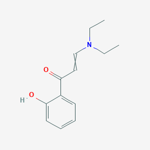 molecular formula C13H17NO2 B160553 3-(二乙氨基)-1-(2-羟基苯基)丙-2-烯-1-酮 CAS No. 1776-33-6
