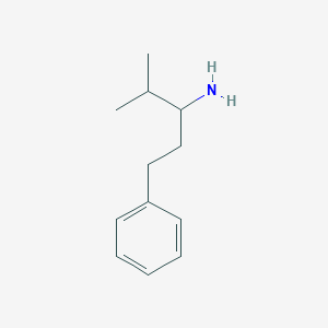 molecular formula C12H19N B1605533 4-Methyl-1-phenylpentan-3-amine CAS No. 4812-69-5