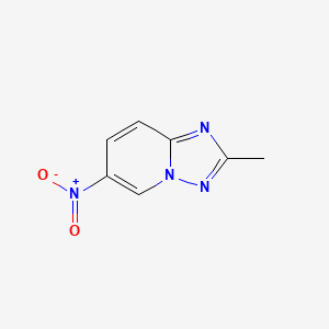 molecular formula C7H6N4O2 B1605538 2-甲基-6-硝基-[1,2,4]三唑并[1,5-a]吡啶 CAS No. 7169-92-8
