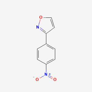 molecular formula C9H6N2O3 B1605539 3-(4-硝基苯基)异噁唑 CAS No. 4264-05-5