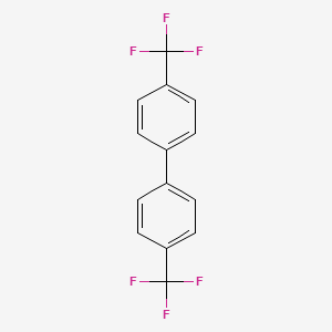 molecular formula C14H8F6 B1605544 4,4'-Bis(trifluormethyl)biphenyl CAS No. 581-80-6