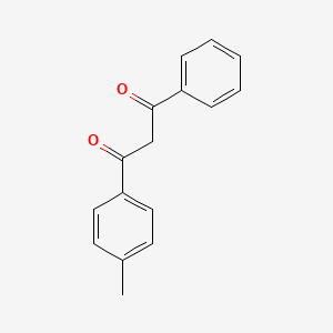 molecular formula C16H14O2 B1605555 1-(4-甲基苯基)-3-苯基丙烷-1,3-二酮 CAS No. 25855-99-6
