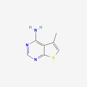 molecular formula C7H7N3S B1605572 5-Methylthieno[2,3-d]pyrimidin-4-amine CAS No. 13145-89-6
