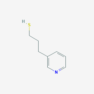 molecular formula C8H11NS B1605577 3-Pyridinepropanethiol CAS No. 69603-49-2