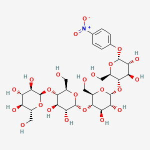 molecular formula C30H45NO23 B1605580 4-硝基苯基-α-D-麦芽四糖 CAS No. 66068-37-9