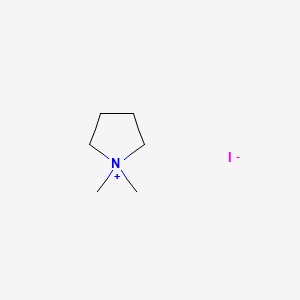 molecular formula C6H14IN B1605586 N,N-Dimethylpyrrolidinium iodide CAS No. 872-44-6