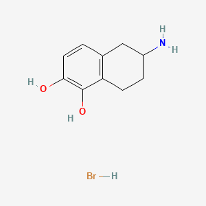 B1605593 5,6-Dihydroxy-2-aminotetraline hydrobromide CAS No. 37096-30-3