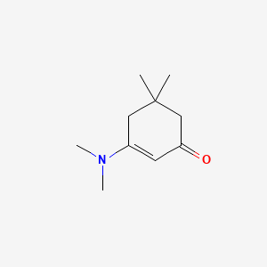 molecular formula C10H17NO B1605607 3-(二甲氨基)-5,5-二甲基-2-环己烯-1-酮 CAS No. 31039-88-0