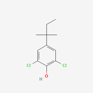 molecular formula C11H14Cl2O B1605620 2,6-二氯-4-(2-甲基丁基)苯酚 CAS No. 75908-77-9