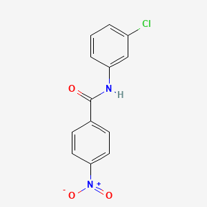molecular formula C13H9ClN2O3 B1605627 Benzamide, N-(3-chlorophenyl)-4-nitro- CAS No. 2585-29-7