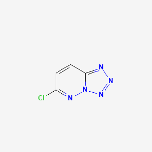 molecular formula C4H2ClN5 B1605628 6-Chlorotetrazolo[1,5-b]pyridazine CAS No. 21413-15-0