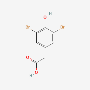 molecular formula C8H6Br2O3 B1605637 2-(3,5-二溴-4-羟基苯基)乙酸 CAS No. 24744-58-9