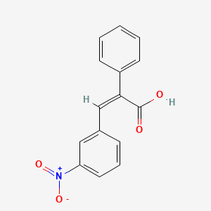 molecular formula C15H11NO4 B1605639 (Z)-3-(3-nitrophenyl)-2-phenylprop-2-enoic acid CAS No. 21970-42-3