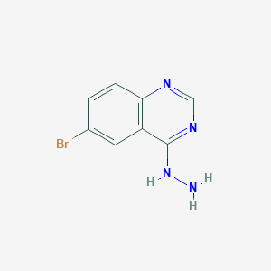 molecular formula C8H7BrN4 B1605640 6-Bromo-4-hydrazinylquinazoline CAS No. 307529-02-8