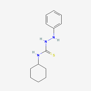 molecular formula C13H19N3S B1605644 4-环己基-1-苯基硫脲 CAS No. 27421-91-6