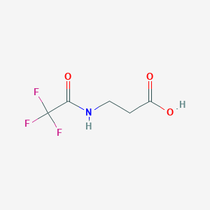 molecular formula C5H6F3NO3 B1605651 3-(2,2,2-三氟乙酰胺基)丙酸 CAS No. 50632-82-1
