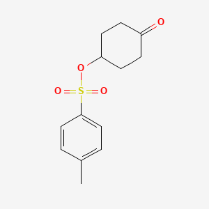 molecular formula C13H16O4S B1605655 Cyclohexanone, 4-[[(4-methylphenyl)sulfonyl]oxy]- CAS No. 23511-04-8