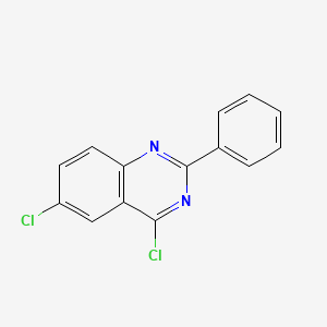 molecular formula C14H8Cl2N2 B1605665 4,6-二氯-2-苯基喹唑啉 CAS No. 54665-93-9