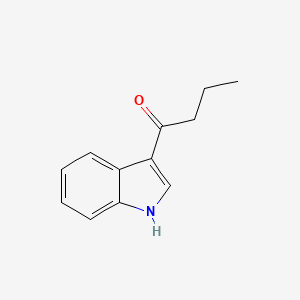 molecular formula C12H13NO B1605671 1-(1H-吲哚-3-基)丁烷-1-酮 CAS No. 22582-67-8