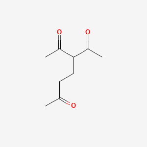 molecular formula C9H14O3 B1605687 3-乙酰庚烷-2,6-二酮 CAS No. 29214-57-1