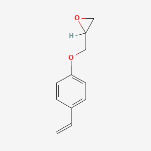 molecular formula C11H12O2 B1605696 Oxirane, ((4-ethenylphenoxy)methyl)- CAS No. 2653-39-6