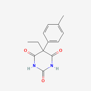 molecular formula C13H14N2O3 B1605698 5-乙基-5-对甲苯基巴比妥酸 CAS No. 52584-39-1