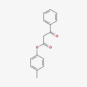 molecular formula C16H14O3 B1605700 Benzenepropanoic acid, beta-oxo-, 4-methylphenyl ester CAS No. 67801-43-8