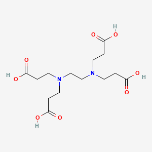 molecular formula C14H24N2O8 B1605701 Ethylenediaminetetrapropionic acid CAS No. 13311-39-2