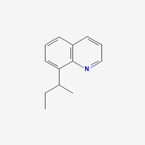 molecular formula C13H15N B1605703 8-(仲丁基)喹啉 CAS No. 67634-06-4