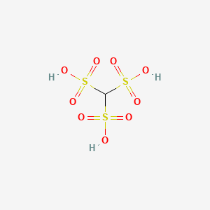 B1605706 Methanetrisulphonic acid CAS No. 54322-33-7