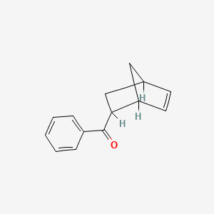molecular formula C14H14O B1605709 Norborn-5-en-2-yl phenyl ketone CAS No. 6056-35-5