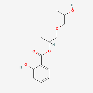 molecular formula C13H18O5 B1605712 Benzoic acid, 2-hydroxy-, 2-(2-hydroxypropoxy)-1-methylethyl ester CAS No. 7491-14-7