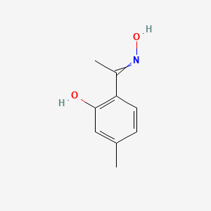 B1605722 2-(N-Hydroxy-C-methylcarbonimidoyl)-5-methylphenol CAS No. 36380-97-9