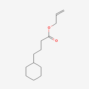 molecular formula C13H22O2 B1605724 烯丙基环己基丁酸酯 CAS No. 7493-65-4