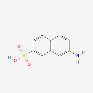 molecular formula C10H9NO3S B1605731 7-氨基萘-2-磺酸 CAS No. 494-44-0