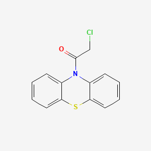 molecular formula C14H10ClNOS B1605735 10-(氯乙酰基)-10H-吩噻嗪 CAS No. 786-50-5